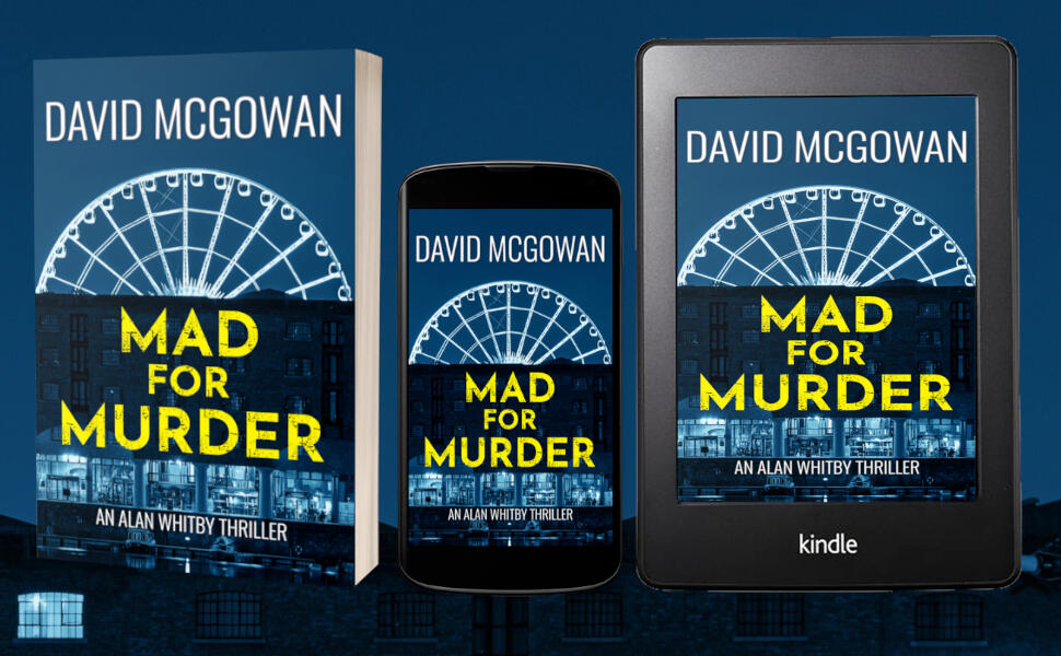 Mad for Murder Book Cover UK crime fiction with a killer twist!